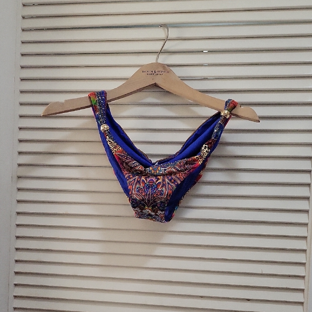 Colorful Patterned Bikini Bottom
